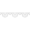 Ekena Millwork Caledonia Architectural Grade PVC Running Trim, 8"H x 5/8"P x 48"L RUNP08X0625X48CAL - alternate 3